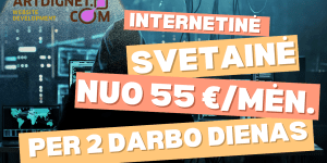 Internetinė svetainė akcija